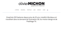 Tablet Screenshot of oliviermichon.fr